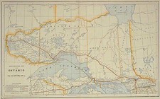 Canada Map By George F. Cram