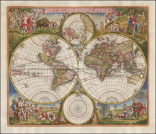 World and World Map By Frederick De Wit