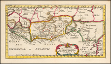 West Africa Map By Nicolas Sanson