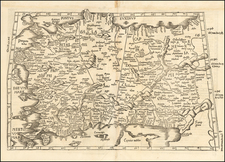 Turkey & Asia Minor Map By Lorenz Fries