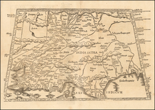 India and Central Asia & Caucasus Map By Lorenz Fries