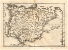 Spain and Portugal Map By Lorenz Fries