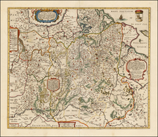Poland, Ukraine and Baltic Countries Map By Johannes Blaeu