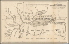 Rocky Mountains and Idaho Map By Pierre De Smet