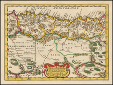 North Africa Map By Nicolas Sanson