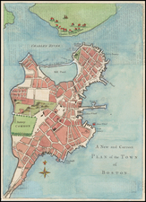 New England and Massachusetts Map By Gentleman's Magazine