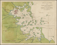 New England Map By Gentleman's Magazine