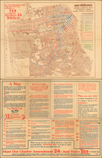 San Francisco & Bay Area Map By Citizens Transportation Committee