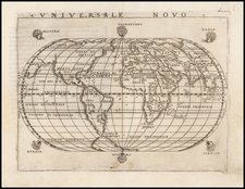 World and World Map By Giacomo Gastaldi