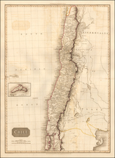 South America and Chile Map By John Pinkerton