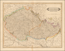 Austria and Czech Republic & Slovakia Map By Daniel Lizars