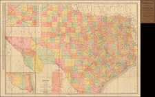 Texas Map By Rand McNally & Company