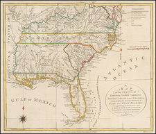 United States, Mid-Atlantic, South, Southeast and Midwest Map By Joseph Purcell