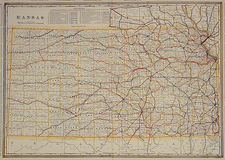 Midwest and Plains Map By George F. Cram