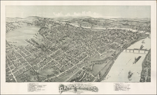 West Virginia Map By T.M. Fowler  &  James B. Moyer