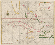 Florida and Caribbean Map By William Mount  &  Thomas Page