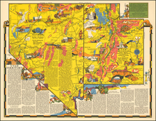 Southwest and Rocky Mountains Map By R.T. Aitchison