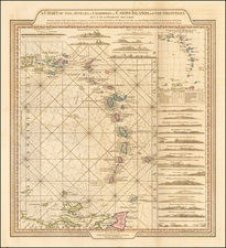 Caribbean Map By William Faden