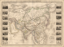 Asia and Asia Map By Alexandre Vuillemin