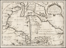 Polar Maps and Canada Map By Jacques Nicolas Bellin