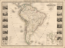 South America Map By Alexandre Vuillemin