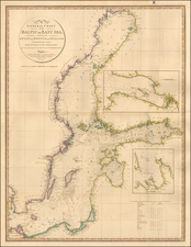 Russia, Baltic Countries and Scandinavia Map By William Faden