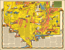 Southwest and Rocky Mountains Map By R.T. Aitchison