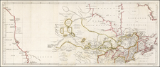 Plains, Rocky Mountains and Canada Map By Thomas Jefferys