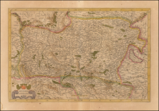 Austria Map By  Gerard Mercator