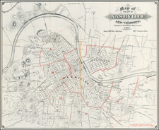 Tennessee Map By Tavel, Eastman & Howell