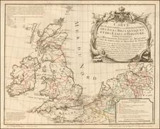 British Isles Map By Brion De La Tour