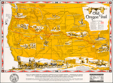 Plains, Rocky Mountains and California Map By Irvin Shope