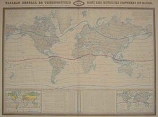 World, World and Curiosities Map By F.A. Garnier