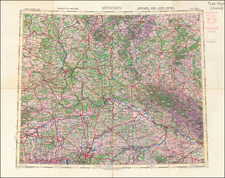 Germany Map By Geographical Section, War Office (UK)