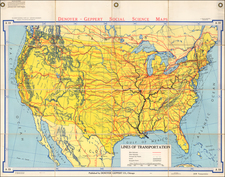 United States Map By Denoyer