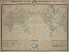 World, World and Curiosities Map By F.A. Garnier