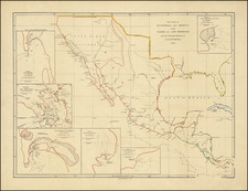 Texas, Southwest, Mexico and California Map By John Arrowsmith