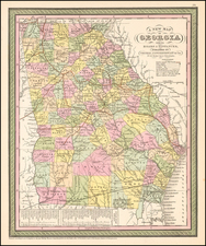 Southeast Map By Thomas, Cowperthwait & Co.