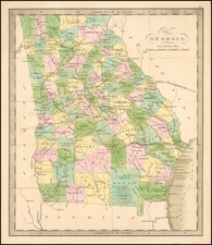 Southeast Map By Jeremiah Greenleaf