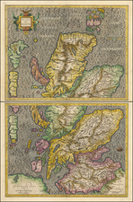 Scotland Map By  Gerard Mercator