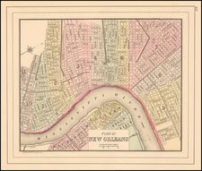 South Map By Samuel Augustus Mitchell Jr. / William Bradley