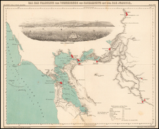 California and San Francisco & Bay Area Map By Henry Lange