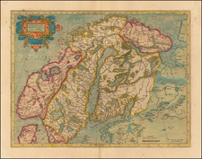 Scandinavia Map By Gerhard Mercator