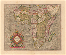 Africa and Africa Map By Gerard Mercator