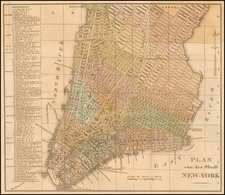 New York City Map By Wilhelm Hoffman