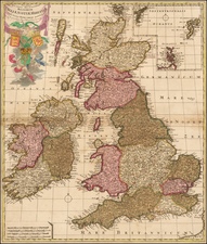 British Isles Map By Peter Schenk