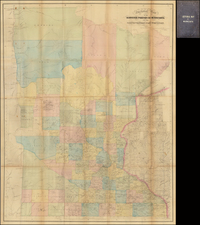 Midwest and Minnesota Map By Joseph Sewall