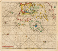 British Isles Map By Johannes Van Keulen