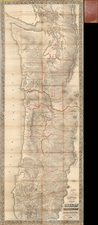 Oregon and Washington Map By Joseph William Trutch  &  G. W. Hyde