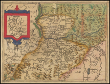 Switzerland Map By Johannes Matalius Metellus